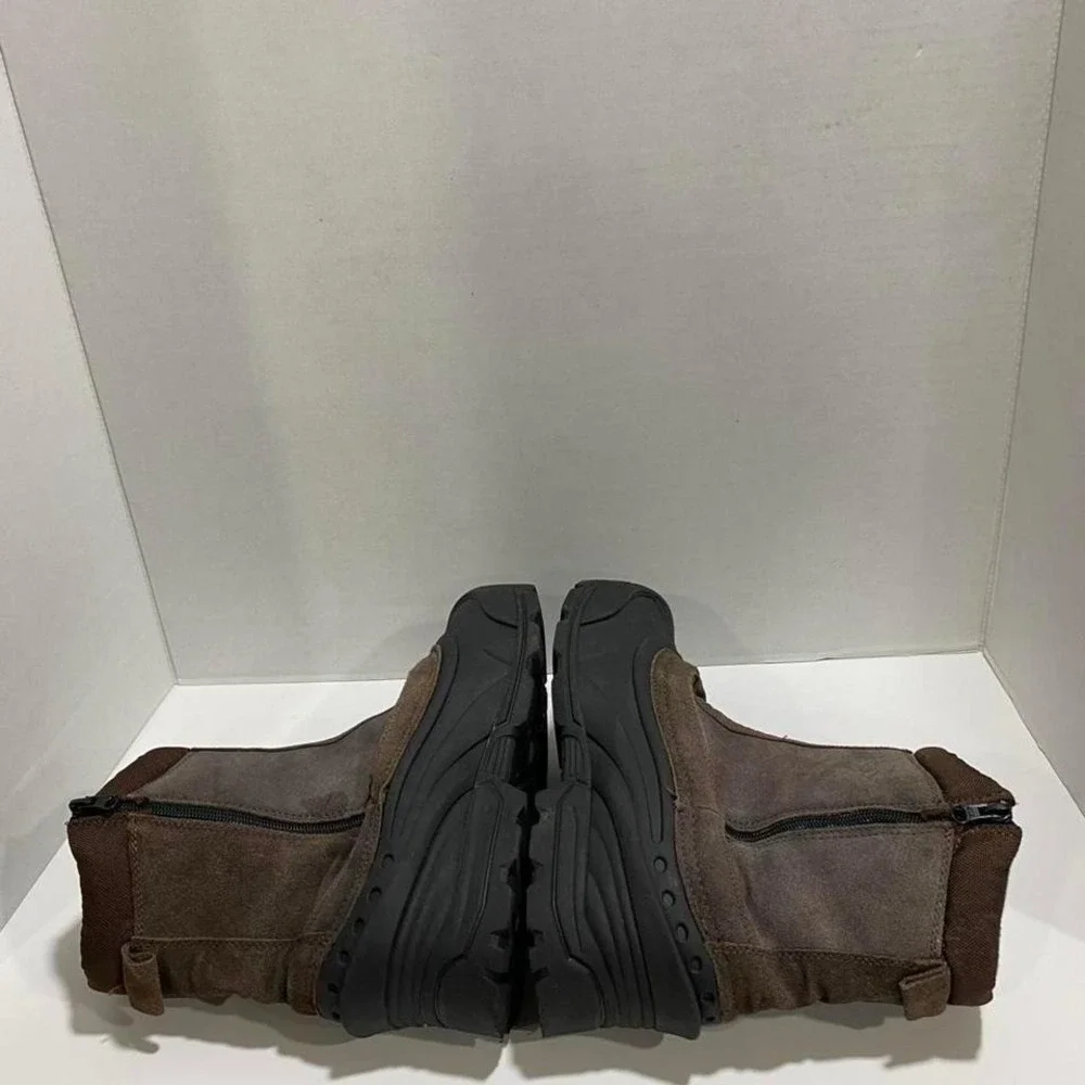 Itasca Brown suede snow boots with 3M Thinsulated lining Men 10. SKU559